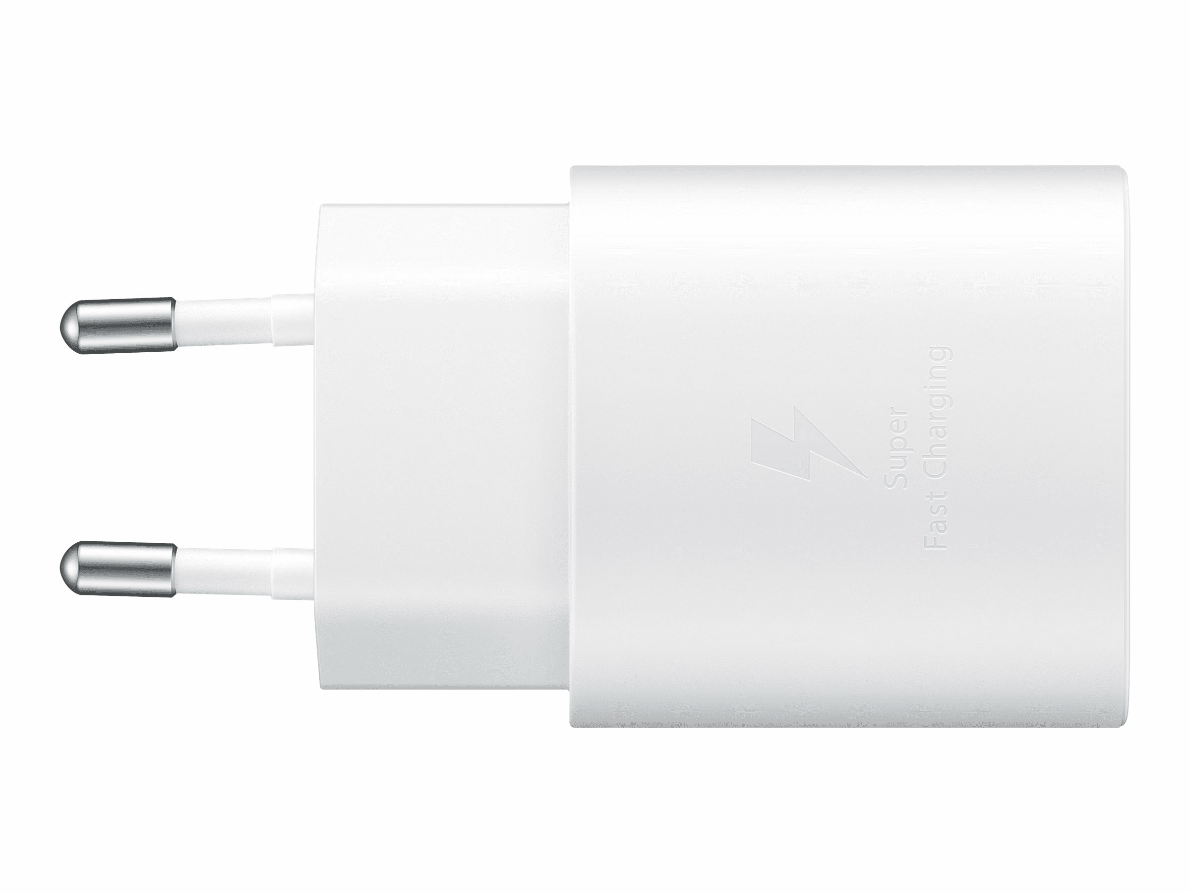 Samsung Schnellladegerät 25W USB-C ohne Kabel weiß