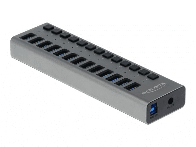 Delock Hub - 13 x SuperSpeed USB 3.0 - Desktop