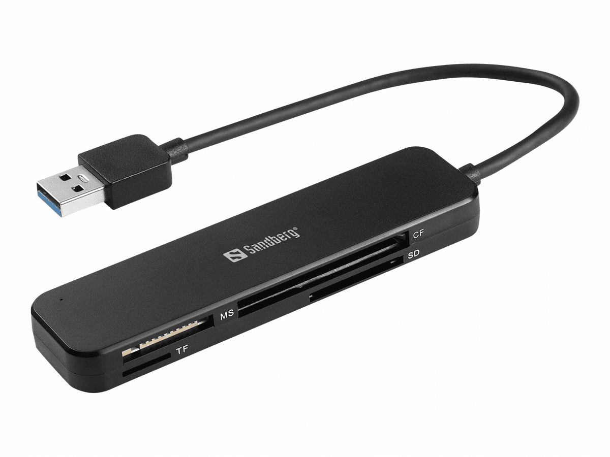 SANDBERG Kartenleser (MS, MMC, SD, TransFlash, microSD, SDHC, SDXC)