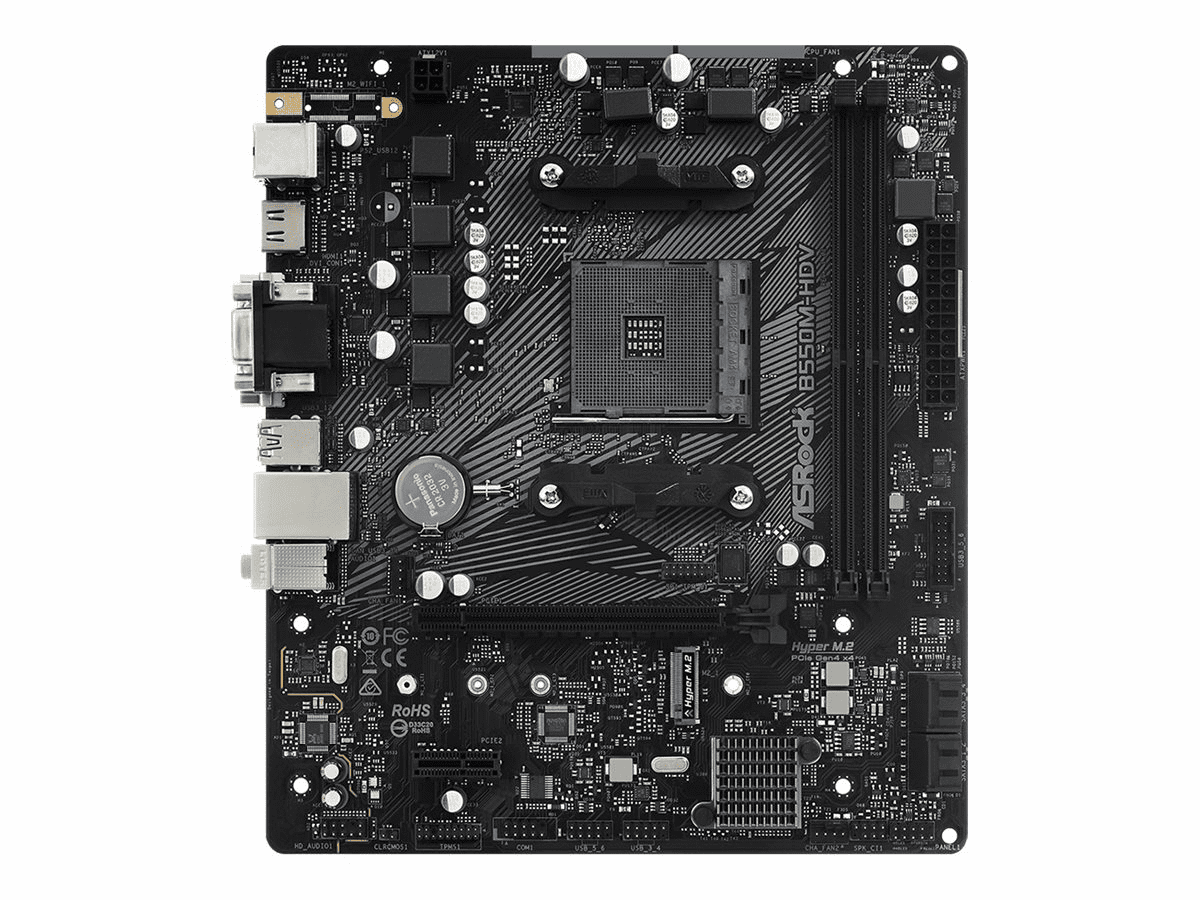 ASRock B550M-HDV - Motherboard - micro ATX - Socket AM4 - AMD B550 Chipsatz -...