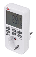 Brennenstuhl 1506320 - Wochentimer - Weiß - Digital - LCD - Tasten - 24 h