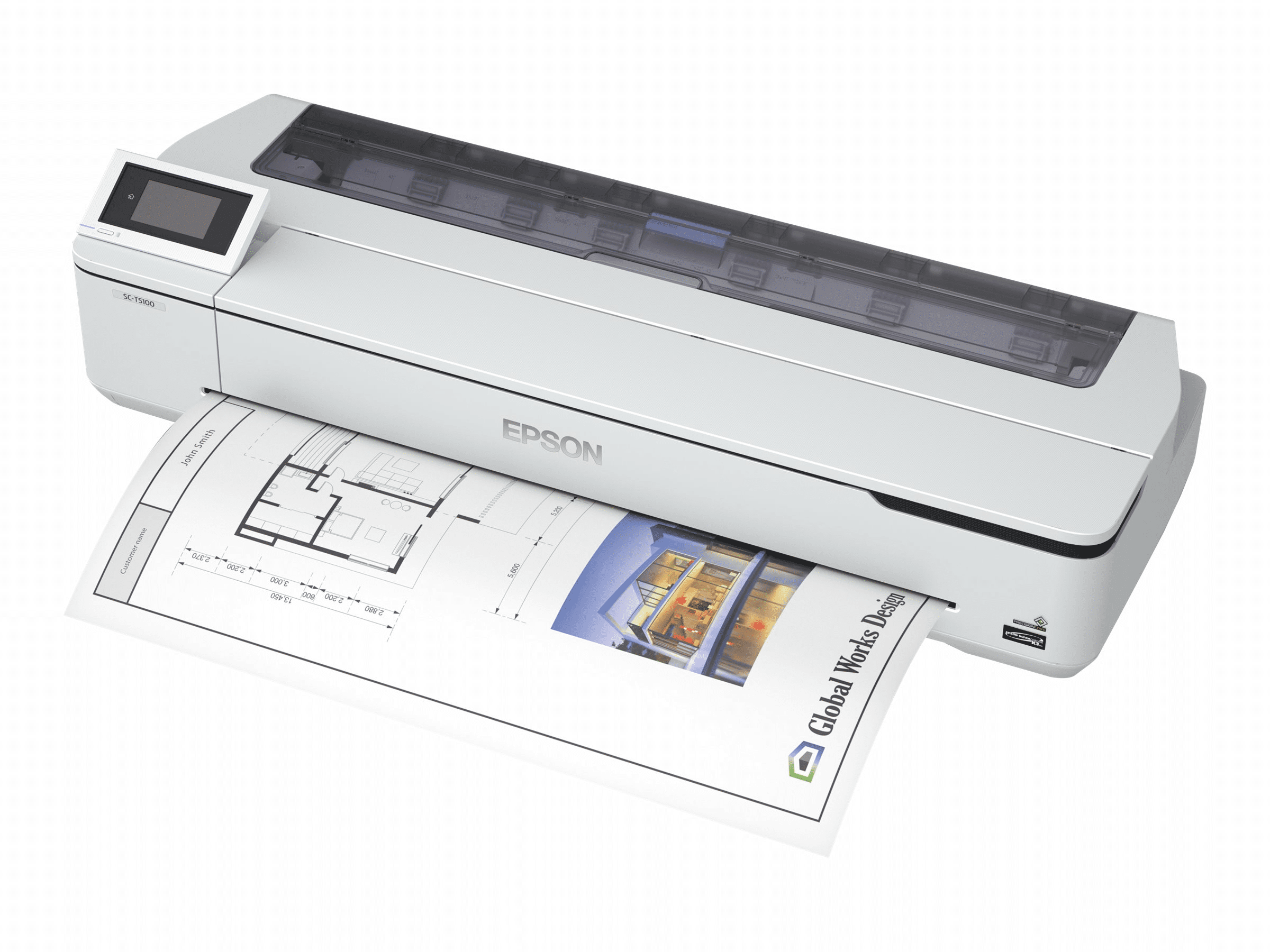 Epson SureColor SC-T5100N - 910 mm (36) Grosformatdrucker - Farbe -...