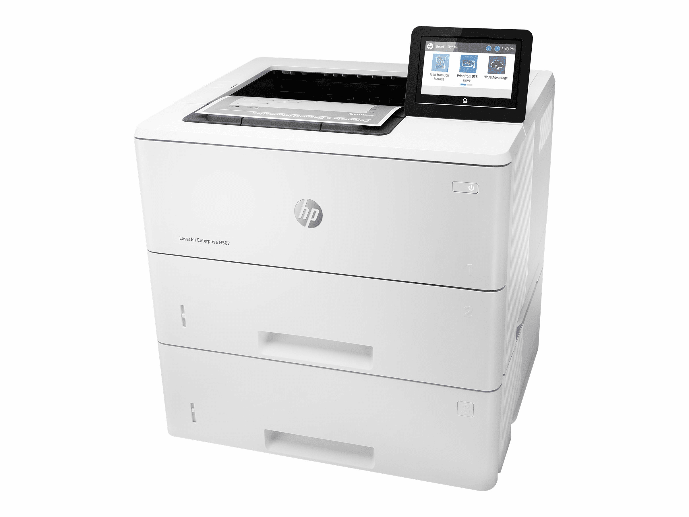 HP LaserJet Enterprise M507x, S/W Laser, A4