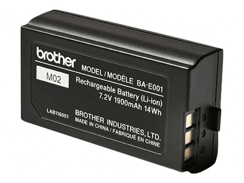 Brother BA-E001  für P-touch  E300VP, E500VP, E550WVP, H300, H500, P750W
