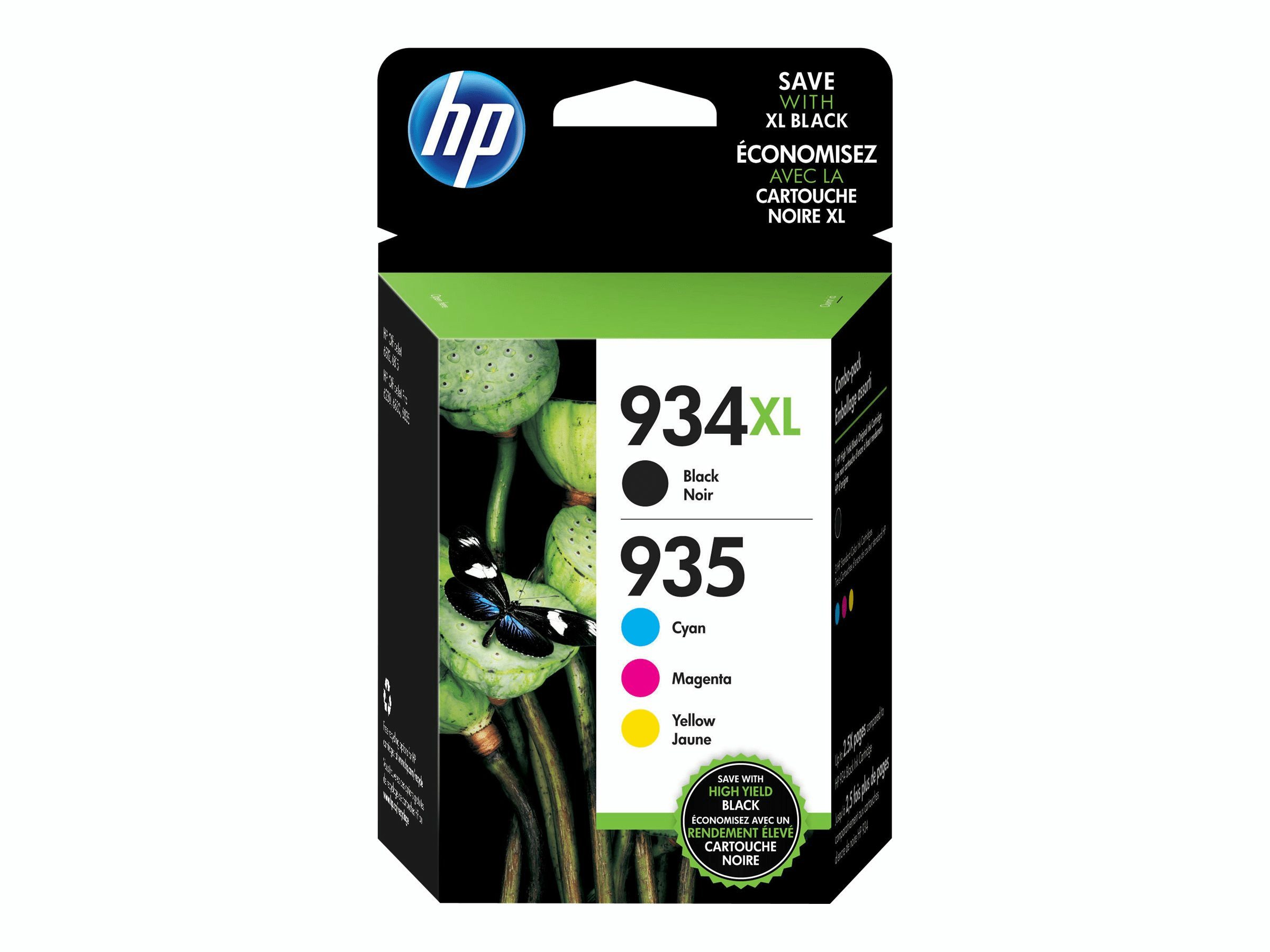 HP Multipack cyan/magenta/yellow/black Nr. 934XL 935XL (X4E14AE) ca.1000...