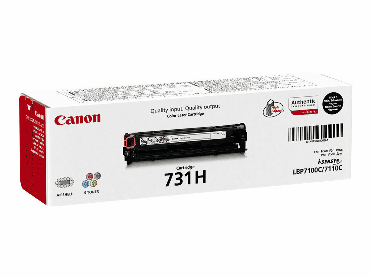 Canon Toner black 731H ca. 2.400 Seiten