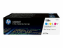 HP Toner cyan/magenta/yellow Nr. 128A (CF371AM) je ca. 1.300 Seiten - Tri-Pack